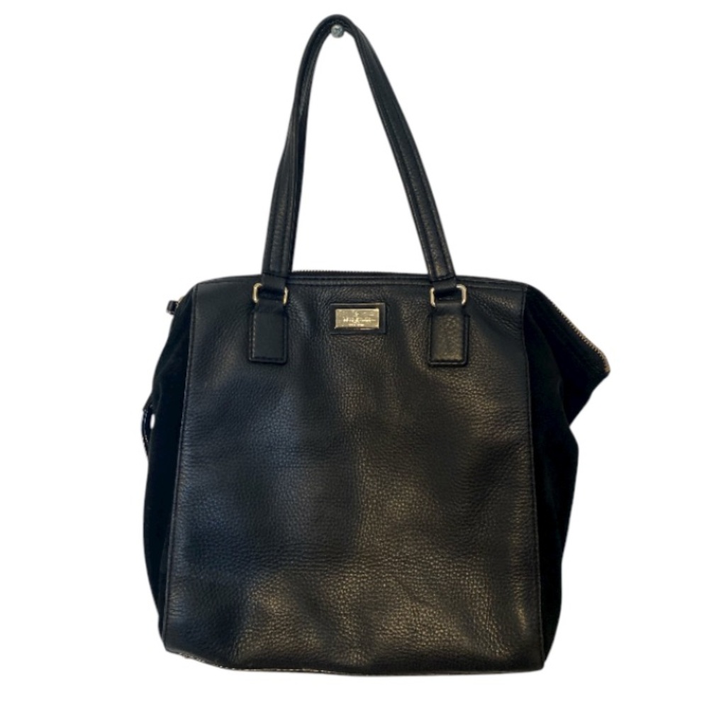 Kate Spade Black Leather and Suede Magnolia Park Ollie Tote
